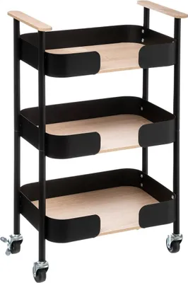 Obrázek produktu pro Kuchyňský vozík BLACKWOOD, 3 police