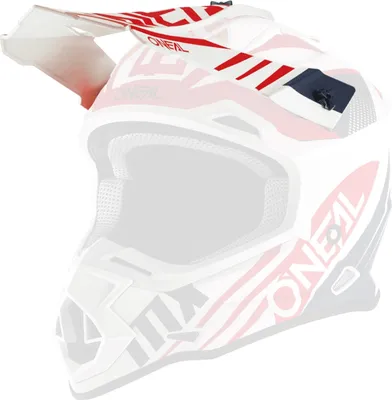 Produktbild von Oneal Ersatzvisier 2SRS Helm SPYDE 2.0 weiss/blau/rot