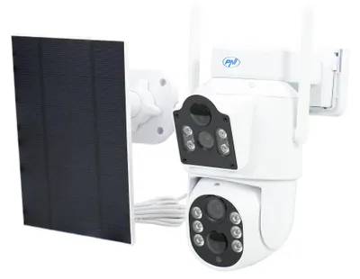 Produktbild von PNI Videoüberwachungskamera IP792, Doppelobjektiv 2 MP + 2 MP, Solarpanel 3 W, i