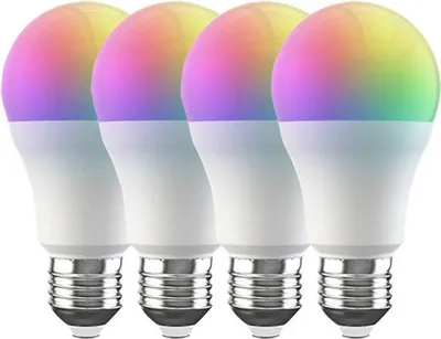 Image de Wifi Broadlink LB4E27 Set d'ampoules LED intelligentes, RGB, 4 pcs.