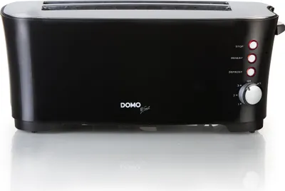Produktbild von Domo DO961T Toster 7 4 kromki 1350 W Czarny
