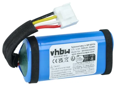 Produktbild von vhbw Akku kompatibel mit JBL PARTYBOX ENCORE ESSENTIAL Lautsprecher Boxen Speaker (5200 mAh, 3,6 V, Li-Ion)