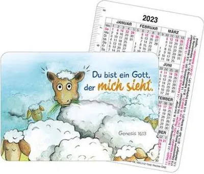 Produktbild von Spielkartenkalender 'Du bist ein Gott ...'