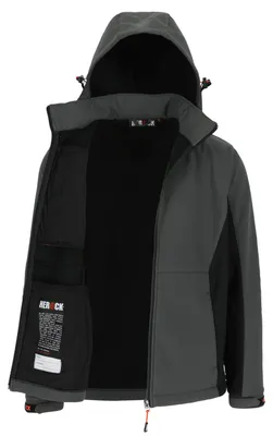 Zdjęcie produktu dla Kurtka softshell - TRYSTAN szary/czarny - XL