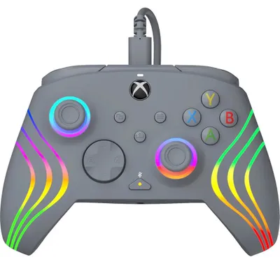 Produktbild von PDP Afterglow Wave, Gamepad, PC, Xbox One, Xbox Series S, Xbox Series X, Schaltfläche Zurück, D-Pad, Schaltfläche Teilen, Analog / Digital, Mehrfarbig, Kabelgebunden