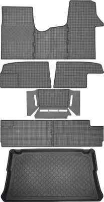 Produktbild von Opel Vivaro B Tour Kastenwagen (5-Türer) von 09.2014-02.2019 SET - Gummifußmatten + Kofferraummatte