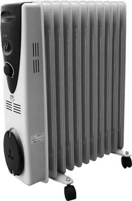 Imagen del producto de Radiador de aceite (11 aletas) EDM 07123, color blanco, 2500 W