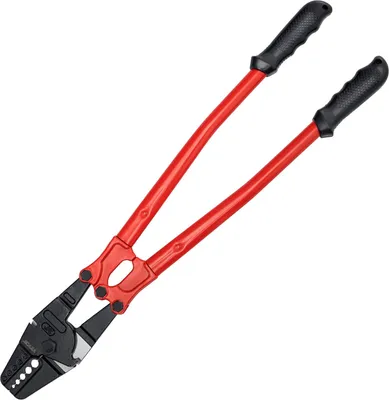 Immagine prodotto di Utensile a crimpare 60,96 cm Pinze a crimpare Pinze a crimpare 1/16 3/32 1/8 5/32 3/16 pollici Utensile 2-in-1 Crimphand Capicorda Pinze a crimpare in lega