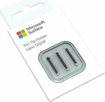 Zdjęcie produktu dla Microsoft Surface Pen Tips V2, Czubek, Czarny, Microsoft Surface Pen, 3 szt., 22 mm, 41,8 mm