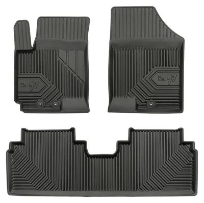 Imagen del producto de Alfombrillas de goma para Kia Venga 2009-2019 (monovolumen) – juego de 3 piezas, , a medida