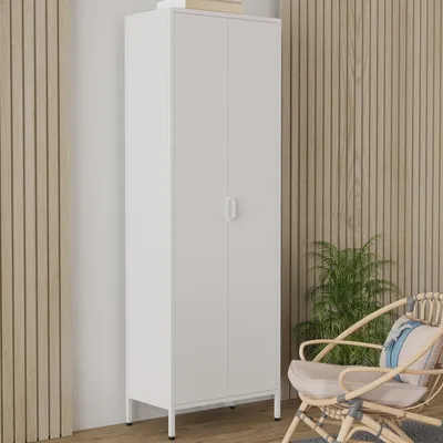 Produktbild von VCM Büroschrank mit 4 Fächern | Bücherschrank | Metallschrank | Maße ca. H. 180 x B. 60 x T. 35 cm - Flokas XL