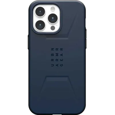 Produktbild von Urban Armor Gear Civilian Magsafe, Cover, Apple, iPhone 15 Pro Max, 17 cm (6.7"), Blau