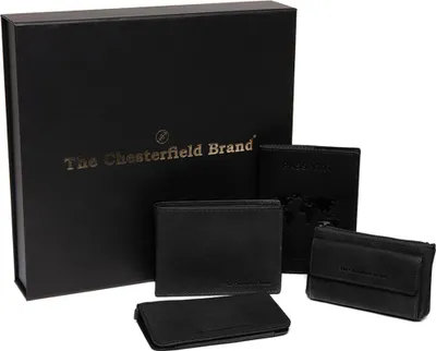 Produktbild von The Chesterfield Brand Geldbörse Geschenkset 4-teilig  Leder 12 cm