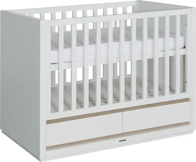 Produktbild von Kidsmill Accent Babybett Weiß 60 x 120 cm