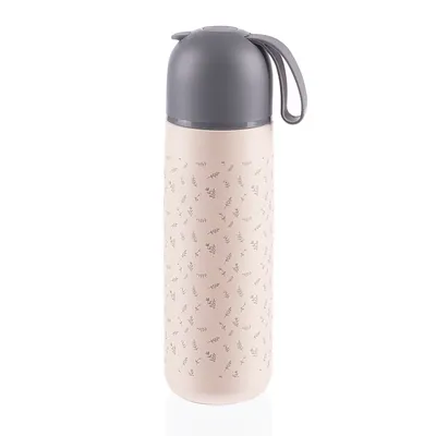 Obrázok produktu pre ZOPA termoska na tekutiny so silikónovým držiakom 400 ml Kvety
