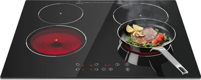 Obrázek produktu pro Sklokeramická varná deska KICHPOWER, 4 varné zóny, dotykové ovládání, EU