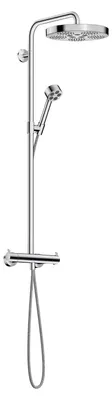 Productafbeelding van AXOR One douchekolom met thermostaat en hoofddouche 280 1jet EcoSmart, chroom