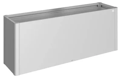 Produktbild von Hochbeet klassisch Biohort Pflanzbeet Belvedere Maxi Gr. 200 201 x 53 x 77 cm silber