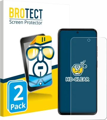Produktbild von 2x Für Motorola Moto G17 Power Schutzfolie BROTECT Displayschutz Display Schutz Folie Klar Transparent