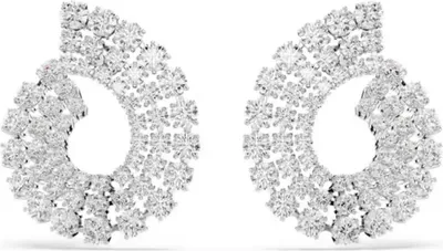 Produktbild von Swarovski Matrix Kreolen 5705834 Ohrringe