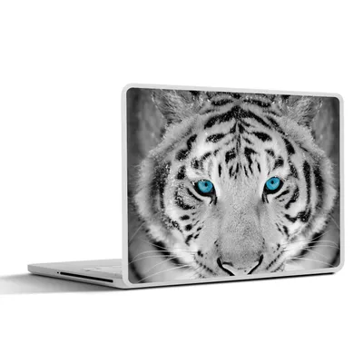 Produktbild von MuchoWow® Laptop Aufkleber Sticker Cover Tiger - Winter - Tiere 31x22.5 cm - Laptop-Deko