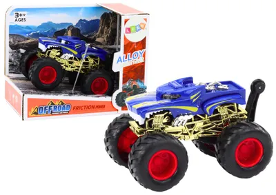 Produktbild von Spielzeugauto, Geländewagen, große Gummiräder, blau