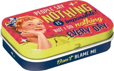 Produktbild von Nostalgic-Art - Pillendose - Nothing is impossible