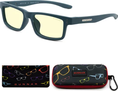 Zdjęcie produktu dla Gunnar Optiks Cruz Kids Small, Uni , Prostokąt, Klasyka, Zielony, Polimer nylonu, Bursztyn