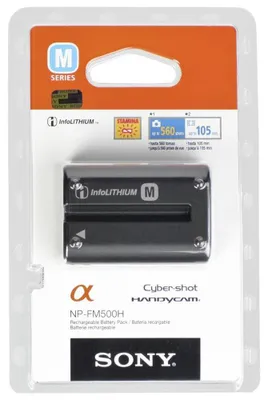 Produktbild von Sony NPFM500H.CE Info Lithium-Ionen Akku für M-Serie Kamera