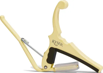 Produktbild von Kyser KGEFOWA Fender Quick-Change Olympic White Kapodaster für Akustikgitarre