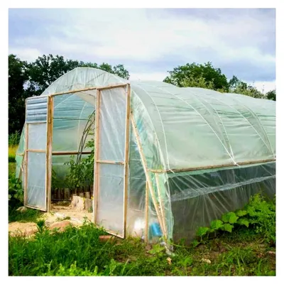 Produktbild von UV4 Gewächshausfolie in wählbaren Breiten von 6, 8 oder 12m für Folientunnel und Frühbeete