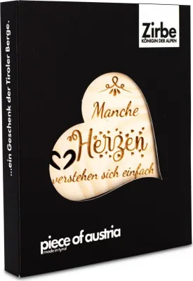 Produktbild von Zirbenherz Mini Manche Herzen ...