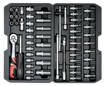 YATO Steckschlüssel-Satz 1/4" 56-teilig YT-14501