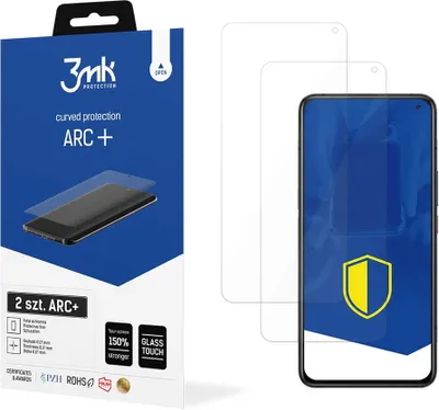 Produktbild von 3mk Display Schutzfolie ARC+ für Vivo IQOO 3 5G  0,17mm Self-Heal (2 Stück)