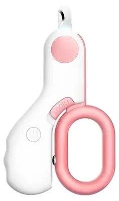 Image de Coupe-ongles pour animaux de compagnie, coupe professionnelle, dispositif de sécurité, rose