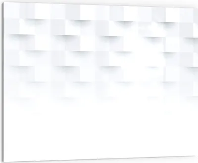 Produktbild von DEQORI Küchenrückwand Glas 80x60 cm 'Abstraktes Geo-Muster' Spritzschutz Bad Rückwand