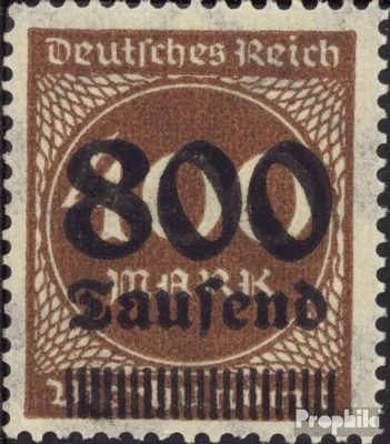 Produktbild von Briefmarken Deutsches Reich 1923 Mi 305  gestempelt Hochinflation