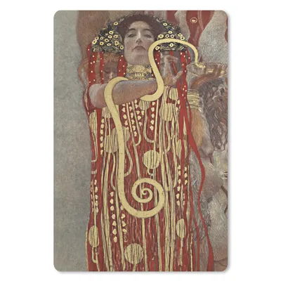 Produktbild von MuchoWow® Mauspad Mousepad Hygieia - Gustav Klimt 40x60 cm - Mousepads - Maus Mat - Pad - Mausunterlage - Schreibtisch Accesoire