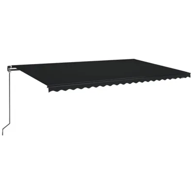 Produktbild von vidaXL Markise Manuell Einziehbar 500x350 cm Anthrazit