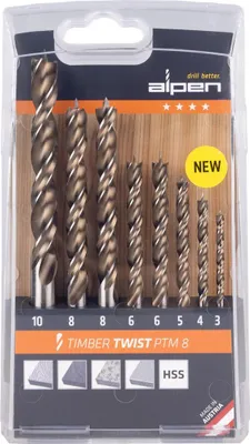Immagine prodotto di Alpen Maykestag Timber Twist Bohrerset (Holzbohrer) 67100008100