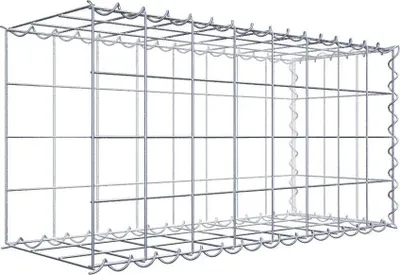 Produktbild von Anbaugabione Typ 2 80 cm x 40 cm x 30 cm (L x H x T), Maschenweite 10 cm x 10 cm, Spirale