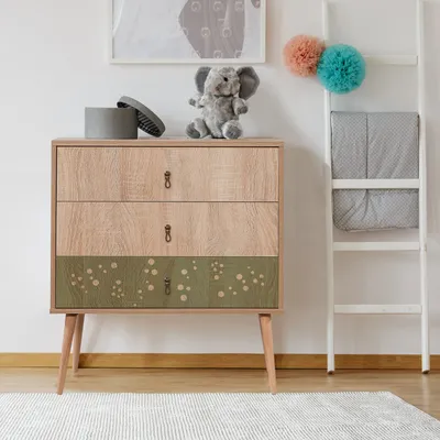 Produktbild von Skye Decor, City Trio Dino, Kommode, Mehrfarbig, 100 % MELAMINBESCHICHTETE SPANPLATTEN, 80 x 40 x 89 cm
