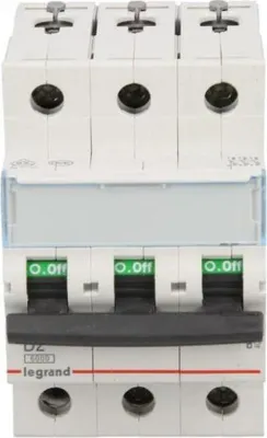 Obrázok produktu pre Legrand TX3, Miniatúrny istič, Typ D, IP20, 240 - 415 V