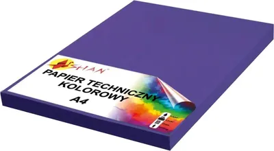 Obrázok produktu pre Technický papier A4 160g indigovo fialový 50 listov