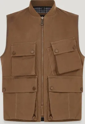 Image de Gilet de moto Belstaff Windermere, sable, XL