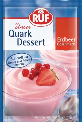 Produktbild von RUF Quark Dessert Erdbeer