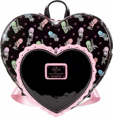 Produktbild von Loungefly - Plecak Valfre Lucy Tattoo Heart 26cm - Premium Wygoda i Styl