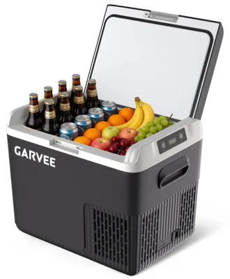 Produktbild von Tragbare Auto Kühlbox Gefrierbox - Kompressor Kühltruhe 16–20L - Schnellkühlung -20° bis 20° - 12V DC - Leise für Auto und Camping