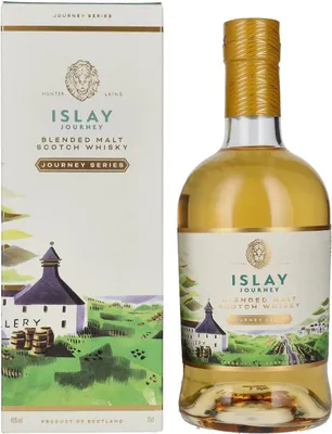 Obrázek produktu pro Hunter Laing ISLAY JOURNEY SERIES Blended Malt Scotch Whisky 46% obj. 0,7l v dárkovém balení