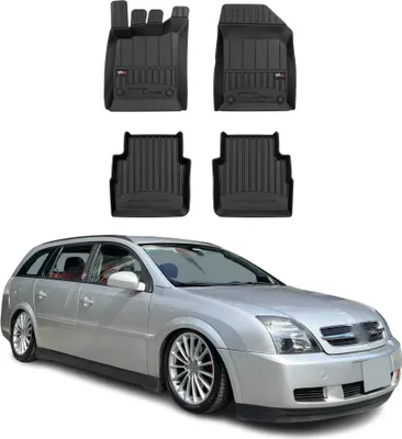 Productafbeelding van 2002-2008 Opel Vectra C Caravan, vloermatten, TPE, zwart, 4-delig